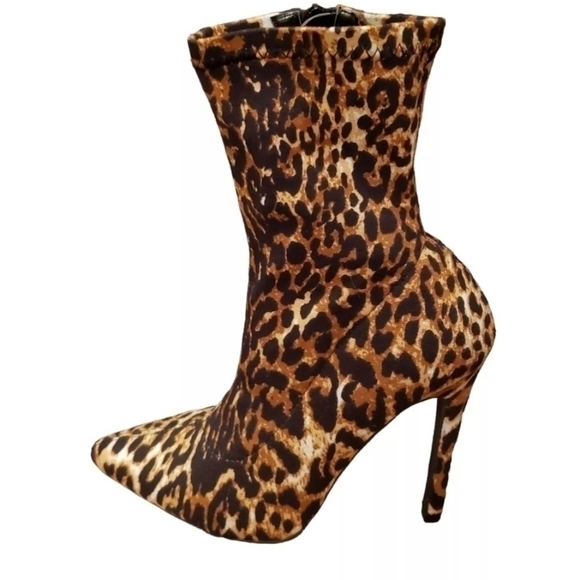 New Leopard print Boots Fall Winter Contemporary Formal Party Holidays Photos - Picture 4 of 11